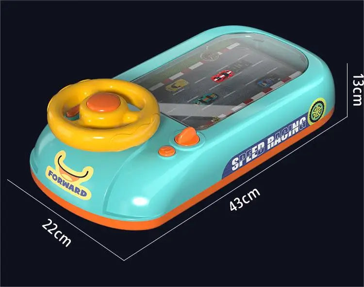 Kids Steering Wheel Driving Toy – Electronic Racing Simulator Interactive Game