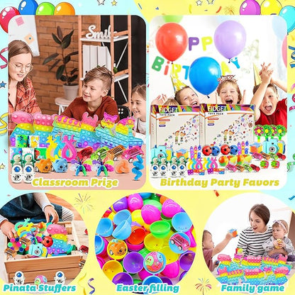 2000pcs Kids Fidget Toys Pack – Party Favors, Goodie Bag Fillers & Classroom Prizes