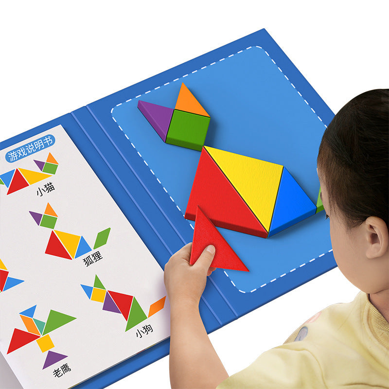 Magnetic Jigsaw Puzzle for Kids 3–6 – Educational Preschool Learning Toy