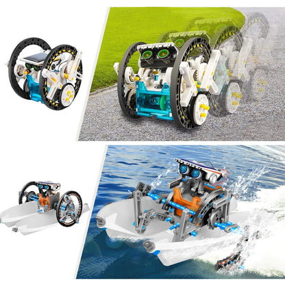 13-in-1 Solar Robot Kit – DIY STEM Science Toy for Kids 8+