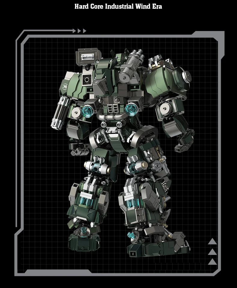 1403PCS Mecha Warrior Building Blocks – Battle Robot Model Kit