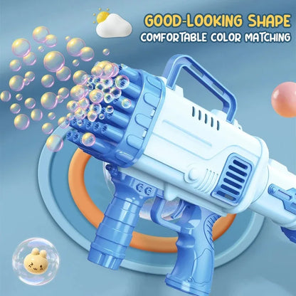 Automatic Bubble Gun Toy – Electric Bubble Blaster for Kids Outdoor Fun