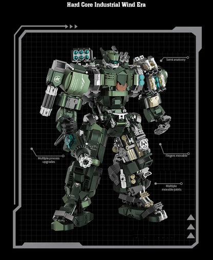 1403PCS Mecha Warrior Building Blocks – Battle Robot Model Kit