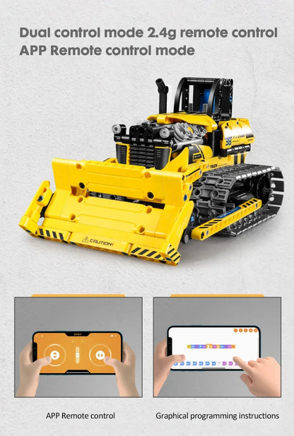 520PCS 3-in-1 RC Robot Building Blocks – Transforming Remote Control STEM Toy