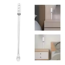 Electrical Outlet Extender Flat Plug Power Strip Features Rotates 180° Power Outlets Extender Use Behind Sofas Nightstands Desk