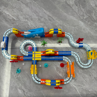DIY Magnetic Car Track Set – STEM Racing & Gravity Maze Toy for Kids