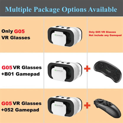 Mini VR Glasses – 3D Virtual Reality Headset for Smartphones