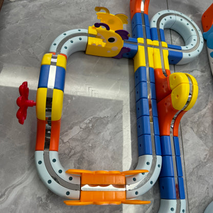 DIY Magnetic Car Track Set – STEM Racing & Gravity Maze Toy for Kids