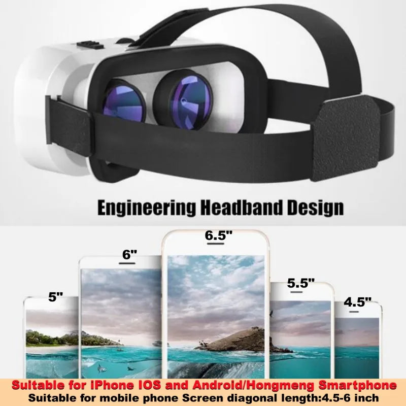Mini VR Glasses – 3D Virtual Reality Headset for Smartphones
