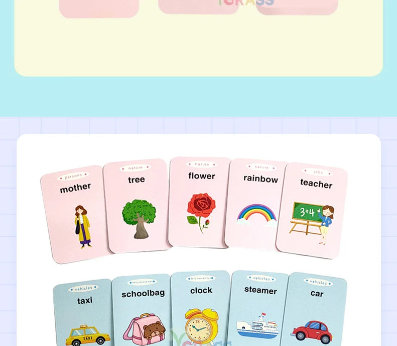 Talking Flash Cards for Kids – Audio Learning Toy (Multi-Language)