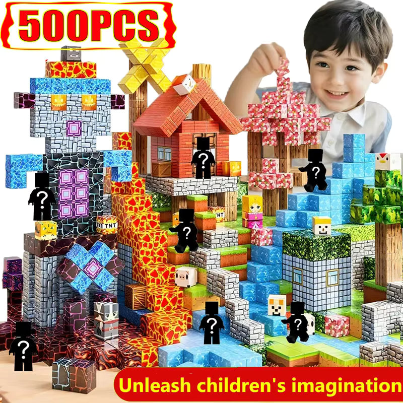 Magnetic STEM Building Blocks – Kids DIY Learning Toy Set