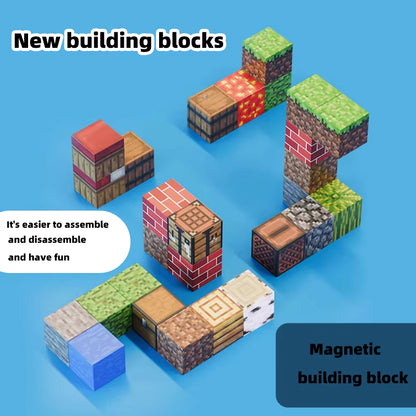 Magnetic Building Blocks Set – Kids DIY Construction Table Toy & STEM Learning Kit