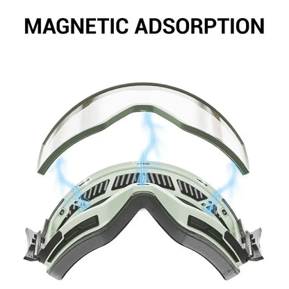 KAPVOE Outdoor Photochromic Ski Goggles Winter Snow Sports for Unisex Snow Glasses UV400 Anti-fog Magnetic Snowboard Glasses