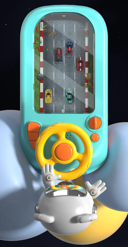 Kids Steering Wheel Driving Toy – Electronic Racing Simulator Interactive Game