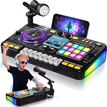 Kids DJ Mixer Toy – Electronic Music Controller with Sound Effects