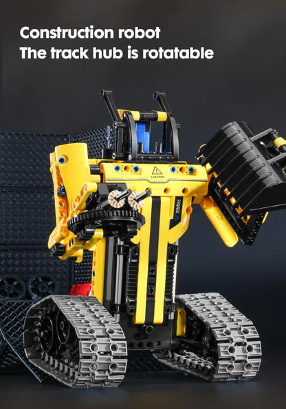 520PCS 3-in-1 RC Robot Building Blocks – Transforming Remote Control STEM Toy