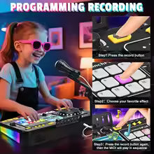 Kids DJ Mixer Toy – Electronic Music Controller with Sound Effects