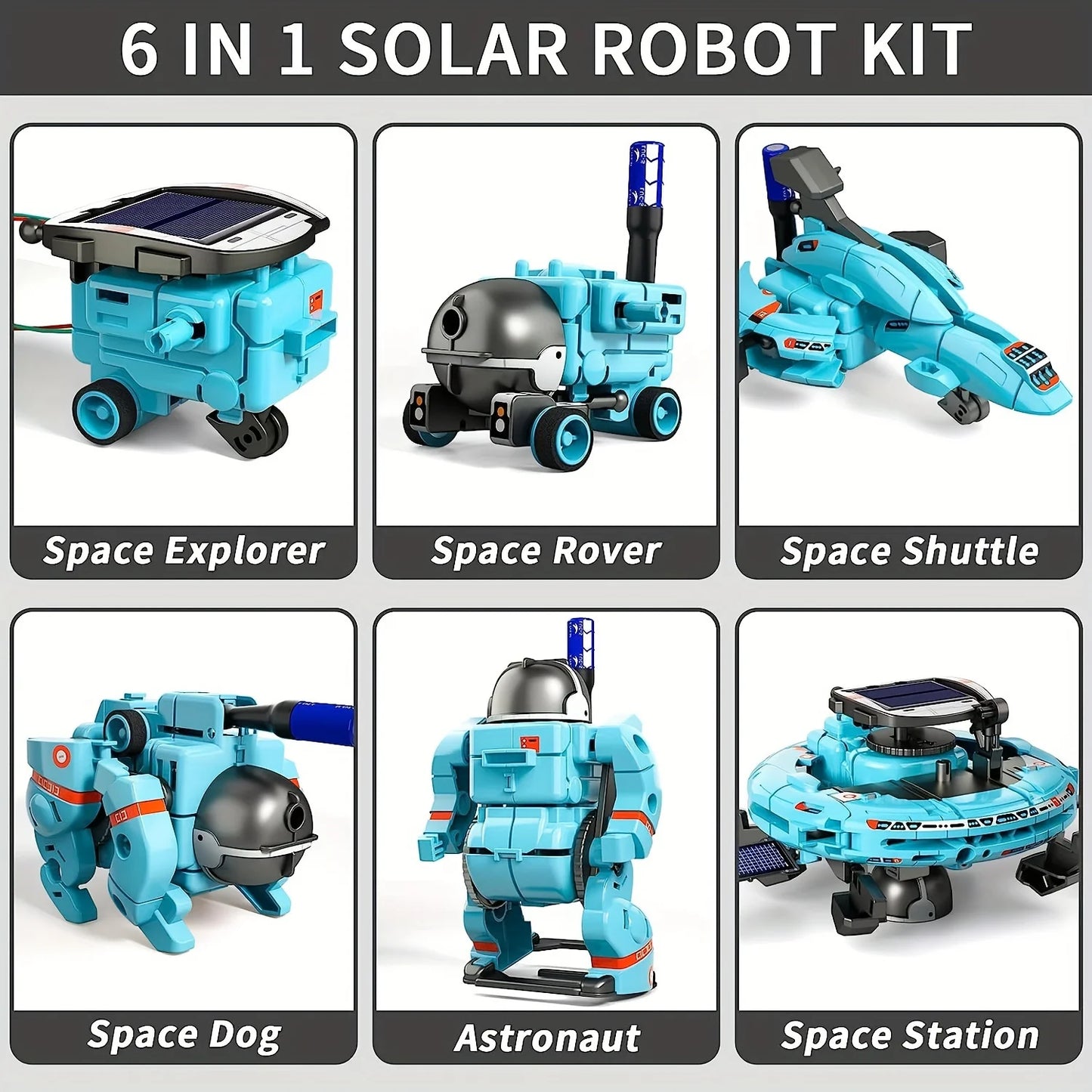 13-in-1 Solar Robot Kit – STEM DIY Science Toy for Kids