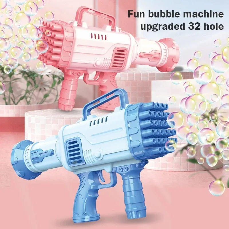 Automatic Bubble Gun Toy – Electric Bubble Blaster for Kids Outdoor Fun