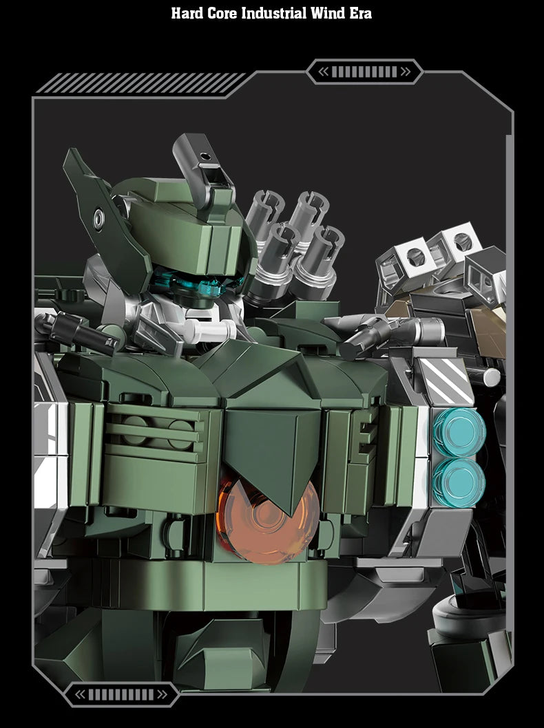 1403PCS Mecha Warrior Building Blocks – Battle Robot Model Kit