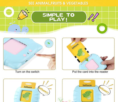 Talking Flash Cards for Kids – Audio Learning Toy (Multi-Language)