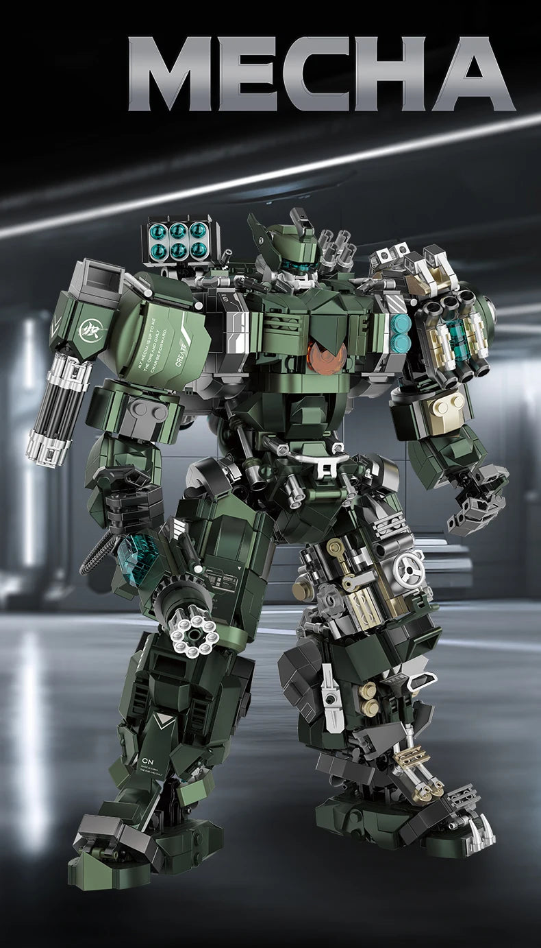 1403PCS Mecha Warrior Building Blocks – Battle Robot Model Kit