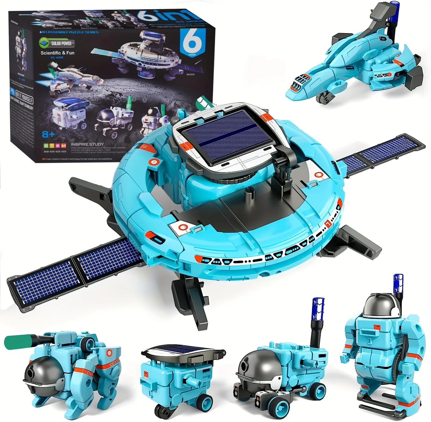 13-in-1 Solar Robot Kit – STEM DIY Science Toy for Kids