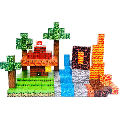 Magnetic STEM Building Blocks – Kids DIY Learning Toy Set