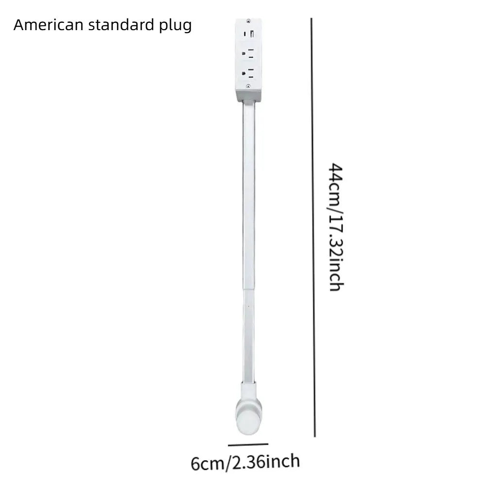 Electrical Outlet Extender Flat Plug Power Strip Features Rotates 180° Power Outlets Extender Use Behind Sofas Nightstands Desk